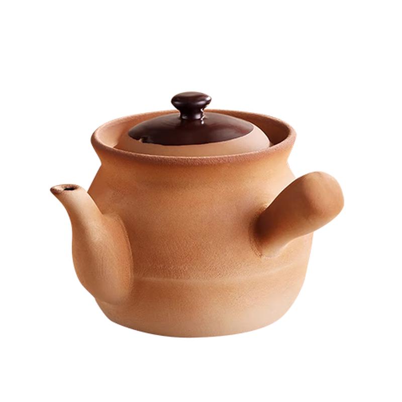 Peiersen Traditional Unglazed Ceramic Herbal Decoction Pot