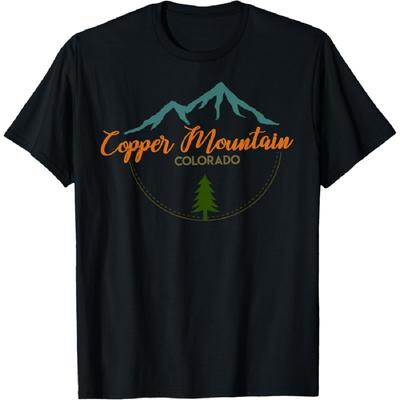 Copper Mountain Retro Adventure Lyžování Snowboard Tričko