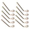 10Pcs Truck Wheel Valves Stems Corrosion Resistant Copper TR545D Valves Stem for 22.5" & 24.5" Aluminum Wheels