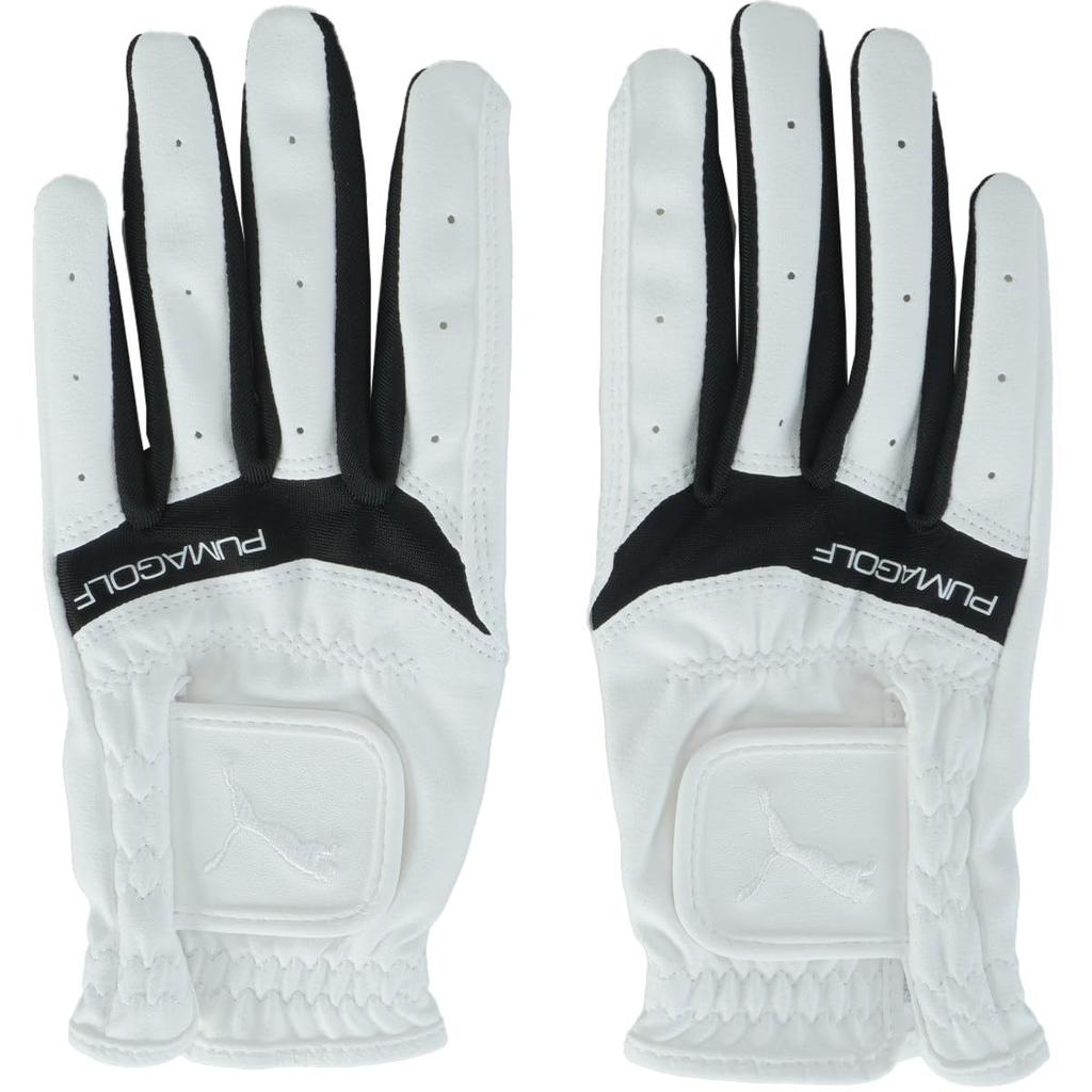 Golf W Innovate Touch Gloves (both hands) _04218001_Puma White/Puma Black_M