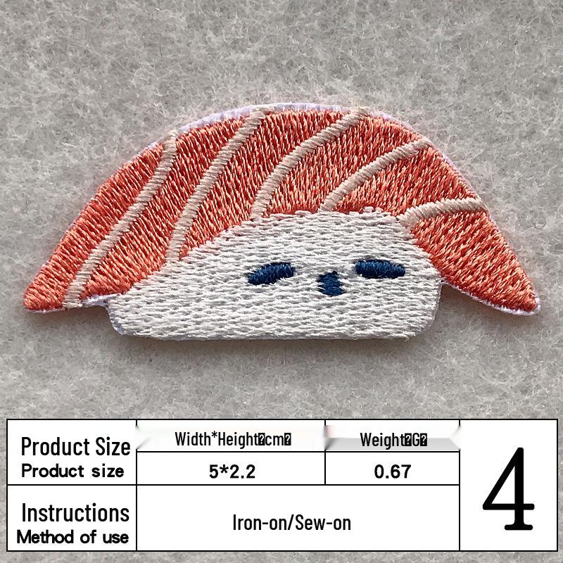 Creative Embroidery Cloth Patch for DIY Clothing Decor