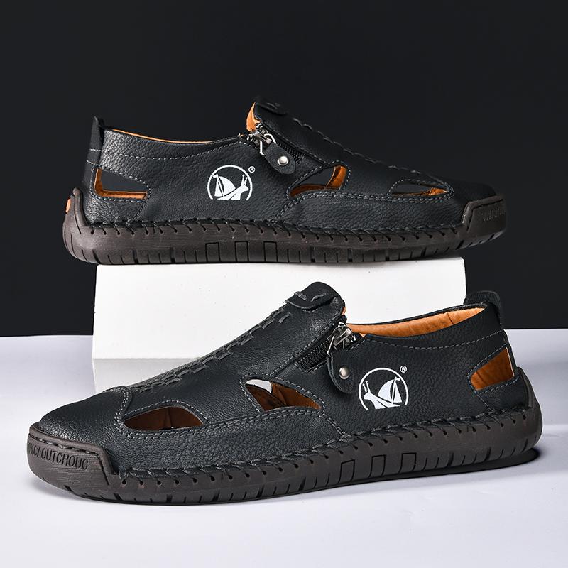 Fashion 2025 New Men's Beach Fashion Sandals Lightweight Male Mens Slip on Shoes Walking Travel Non-Slip Flats Outdoor Summer Footwear