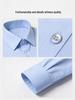 Men's Ice Silk Short Sleeve Lapel Shirt - Business Casual, Non-Iron, Elastic Fit for Middle-Aged Dads