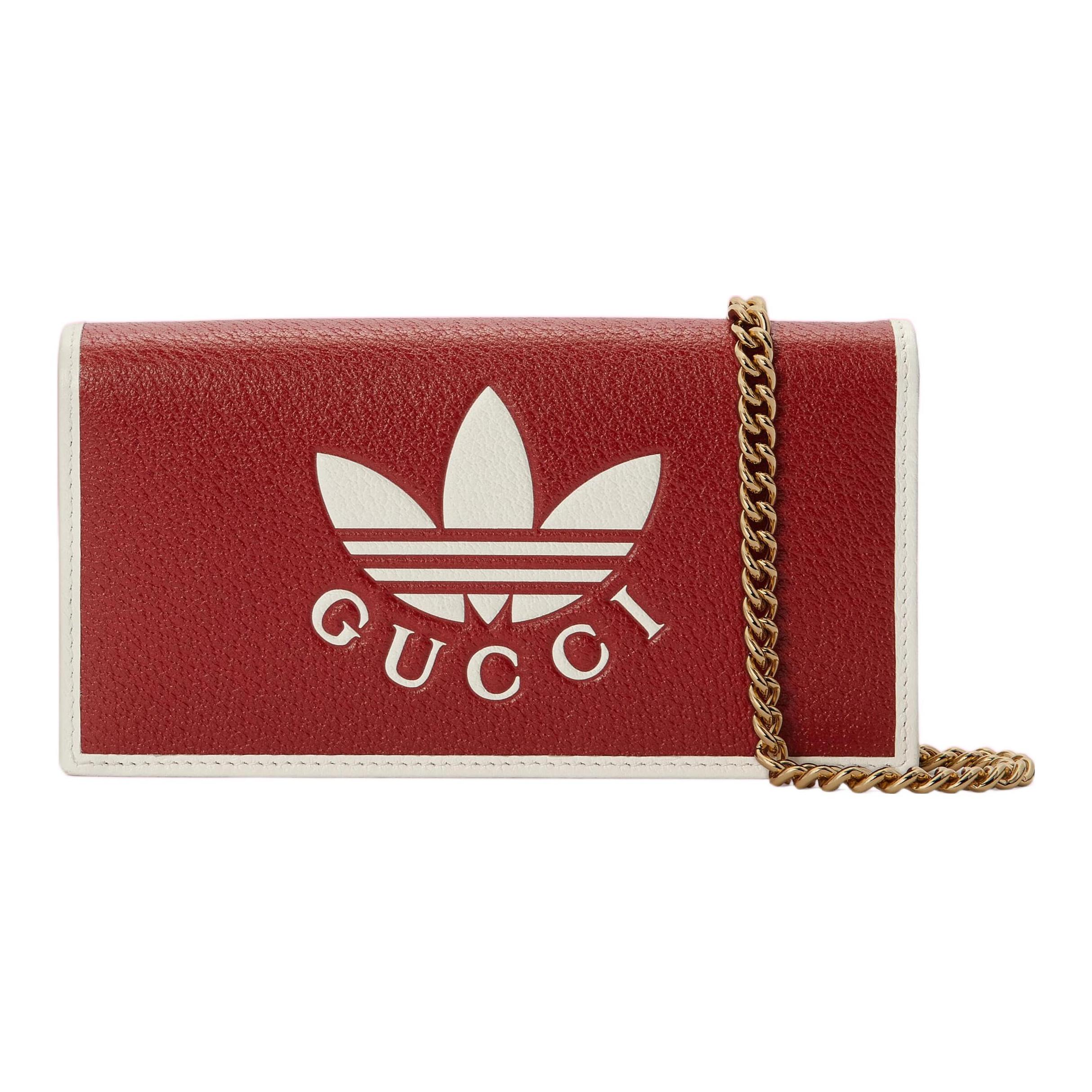 

Gucci X Adidas Гаманець з ланцюжком Тримач для карток Крута рекомендація 2022 Нова лімітована серія Шкіряна сумка на плече Жіноча сумка на плече 621892-UZ3BG-6484 Basic Set (Bag+Dust Bag)