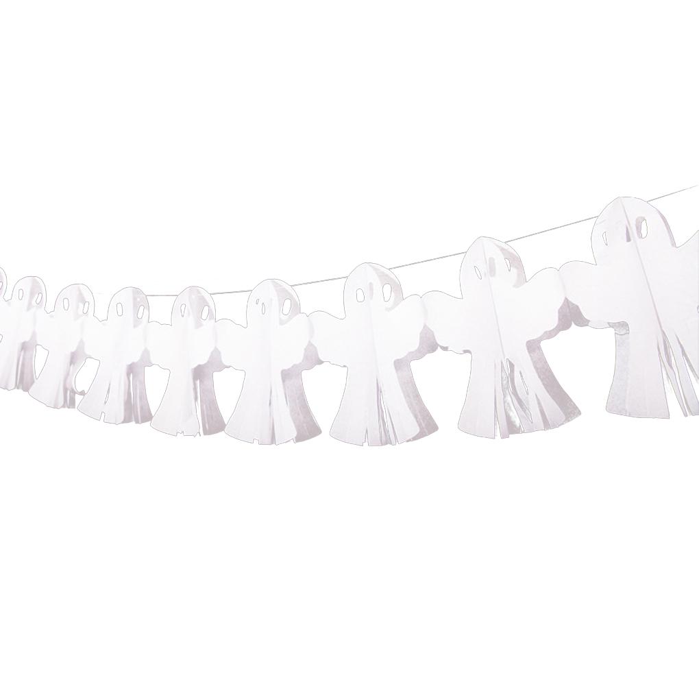 

Halloween Party Paper Chain Hanging Pumpkin Ghost Garland Decoration Props
