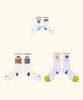 Odeusagseukijeu [Family 3-Pack] Cushioning Crew Socks - 4 Types