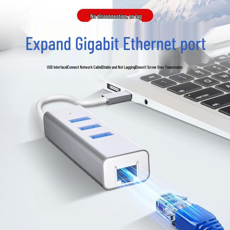 Driver-Free Type-C to RJ45 Gigabit Ethernet Adapter