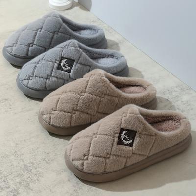Brand Men's Luxury Plus Size Shoes Home Fuzzy Mens Slippers Indoor Thick Sole Big Size 50 51 Huge Men Flip Flops Male Footwear