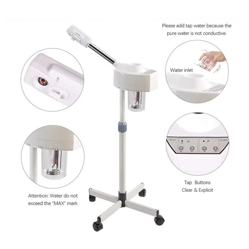 Beauty Salon Cold And Hot Spray Machine Touch Screen Beauty Steaming and Moisturizing Instrument Cold Light Magnifying Glass