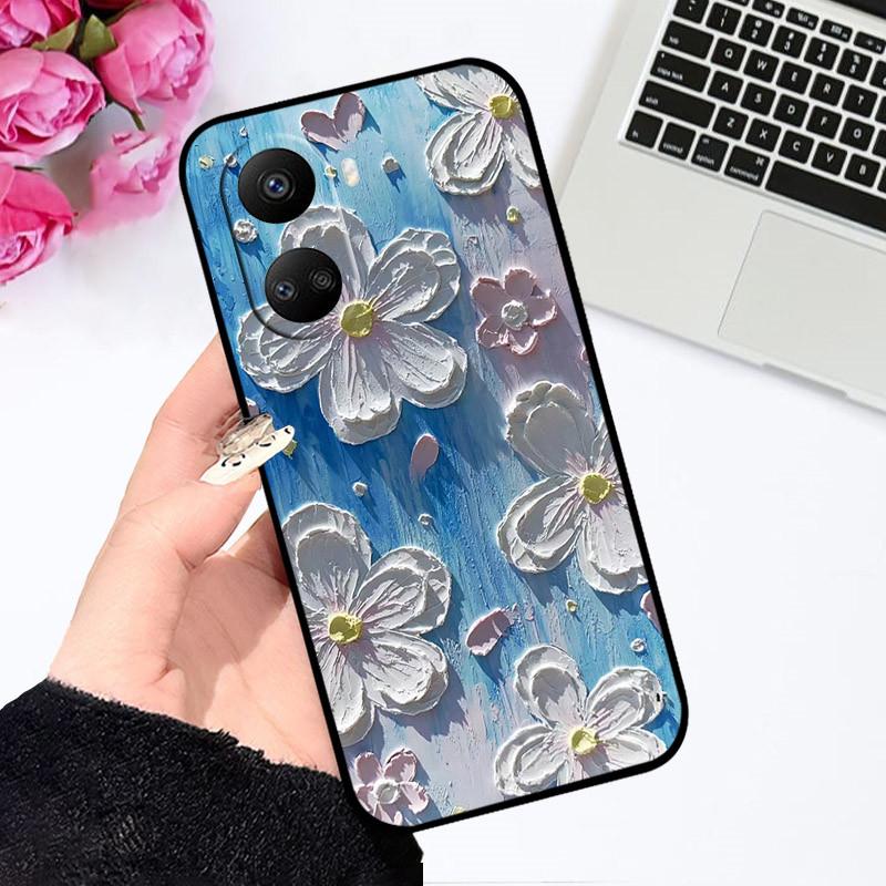For Huawei Nova 10 SE Case Popular Flower Astronaut Soft Silicone Bumper Phone Cover For Huawei Nova 10SE 10z 10 Pro SE Funda
