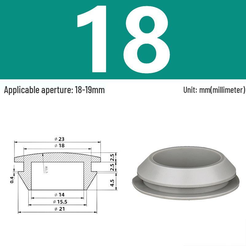 High-Temp Resistant Silicone Rubber Stopper with Card Slot Sealing Cap