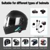 Hysnox HY-02 Motorcycle Helmet Intercom BT5.0 Hands-free Interphone Full Duplex for Six Motorcycle