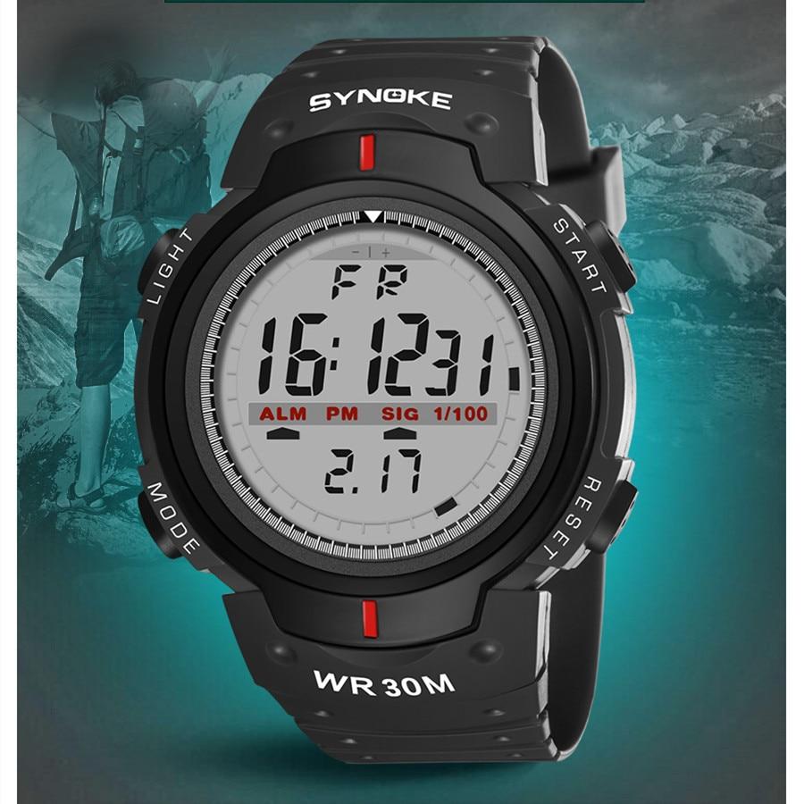 Men Electronic Watch Sports For Men Waterproof Luminous Multi Function Outdoor Mountaineering Large Screen Electronic Wat