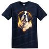 St. Bernhard Hund Porträt T-Shirt Niedliches Hundeliebhaber Geschenk T-Shirt Design