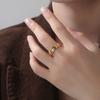 Lotus Yoga Just Breath Rings for Women Men Stainless Steel Jewelry Meditation Finger Rings Birthday Gift 2026 Wholesale New