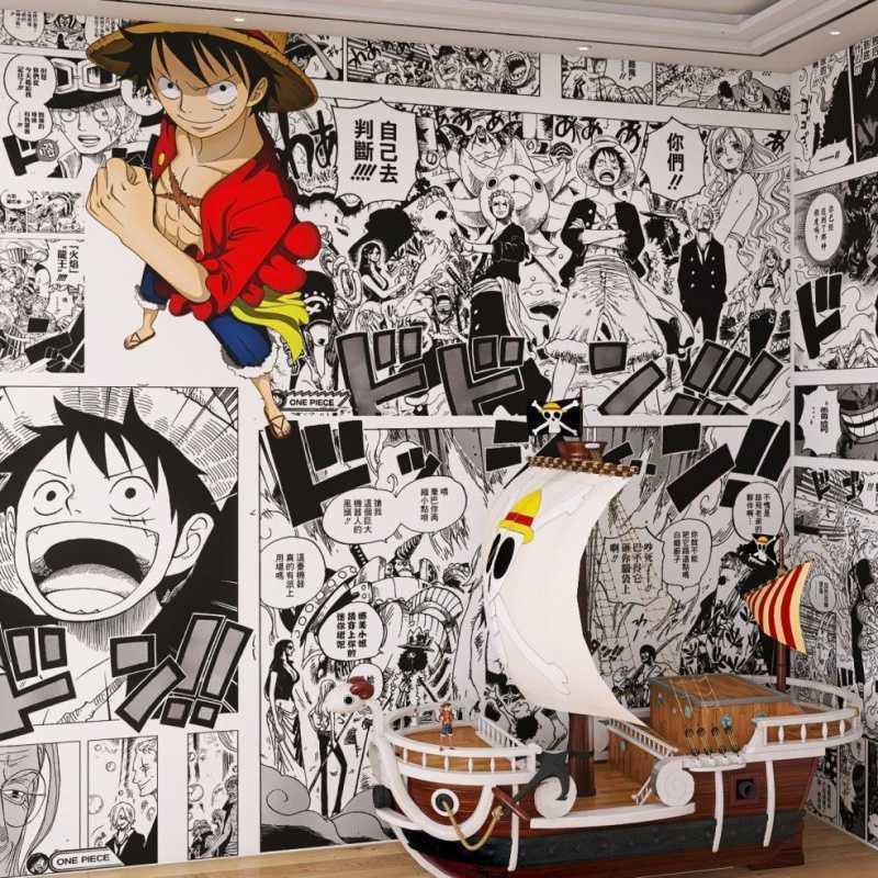 

Decorative Anime Wall Stickers Featuring Iconic Characters From Popular Japanese Series One Piece,100 Papers