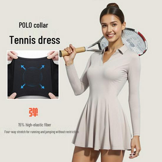 Lulu Tennis Skirt Set for Women with Chest Pads – Ideal for Tennis, Badminton, Yoga, and Outdoor Sports.