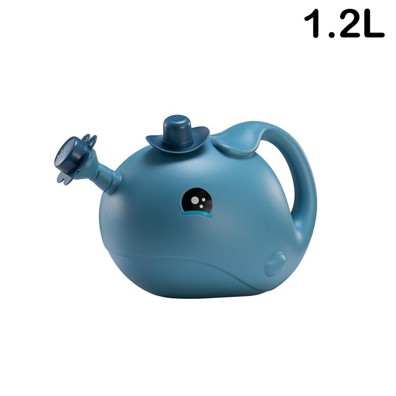 

Outdoor Kids Watering Can Cartoon Whale Shape 1L for Gardening Flower Pot Durable Plastic for Children