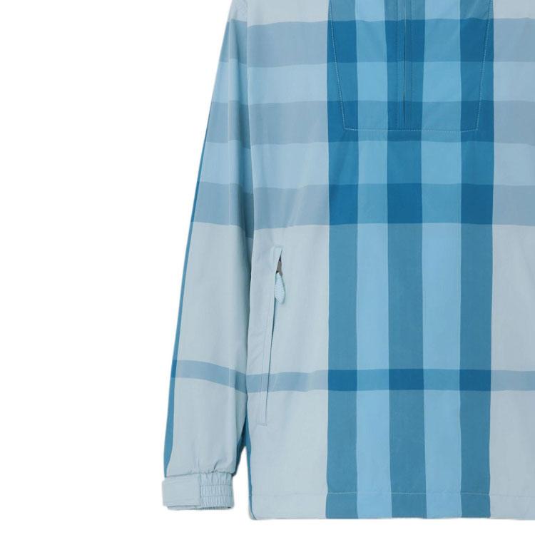Burberry Packaway Kapuzenjacke mit halbem Reißverschluss 80510451 prüfen
