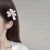 Women Hairpin Heart Shape Imitation Pearls Bowknot Decor Hair Clip Side Bang Hair Pin Hair Styling Tool Hair Accessories