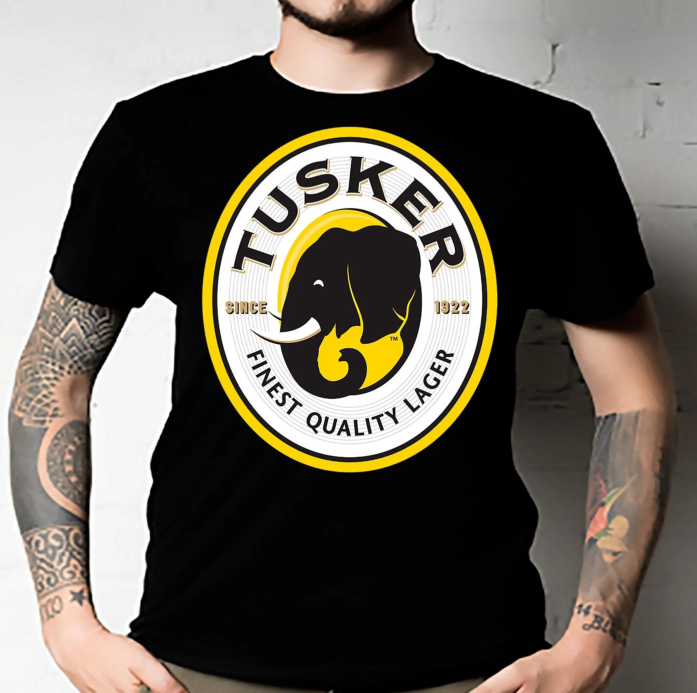 Men s and Women s T-shirts Tusker Beer Essential XL