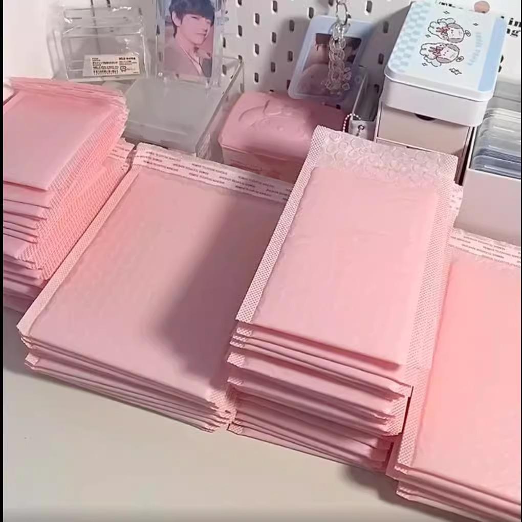 Verdikte Roze Bubbelenvelop - Co-extrusiefilm, Schokbestendig, Schuimverpakking