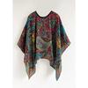 Poncho Pullover Schal Sonnenschutzschal Paisley Vielseitiger Schal Kombiniert Mit Damen Lockerer Sommer-Sonnenschutz Freizeitkleidung