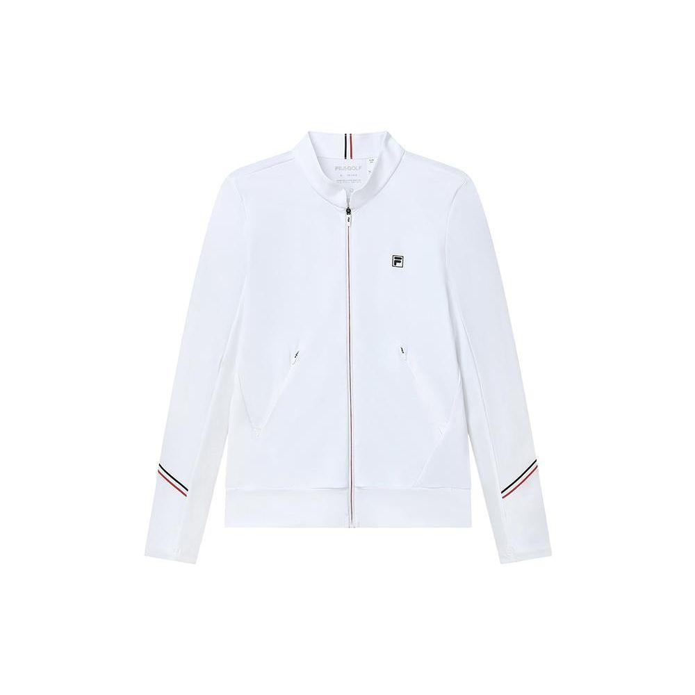 FILA UV Resistant Solid Color Sports Jacket Women jackets Jade-White A11W225504FWT