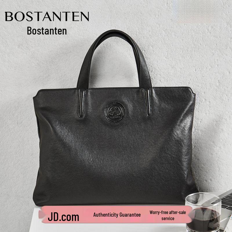 Bostanten Herren Aktentasche aus echtem Leder