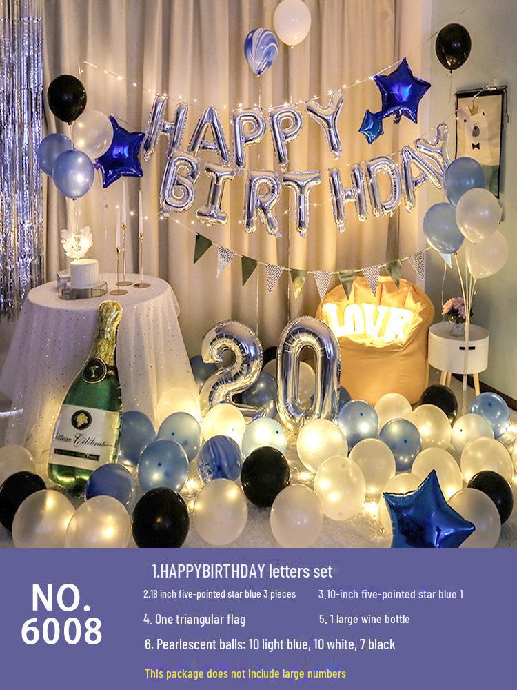 Set de decorațiuni cu baloane pentru prima zi de naștere pe tema celebrităților