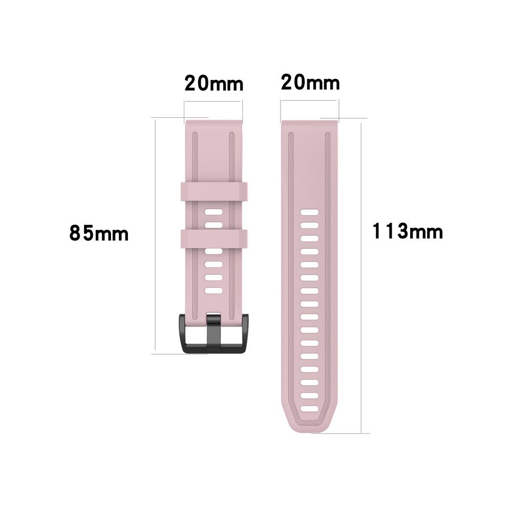 Ersatzarmbänder Kompatibel für Garmin Fenix 7S/6S/6S Pro/5S/5S Pro Uhr Silikonarmband 20MM Schnellverschluss
