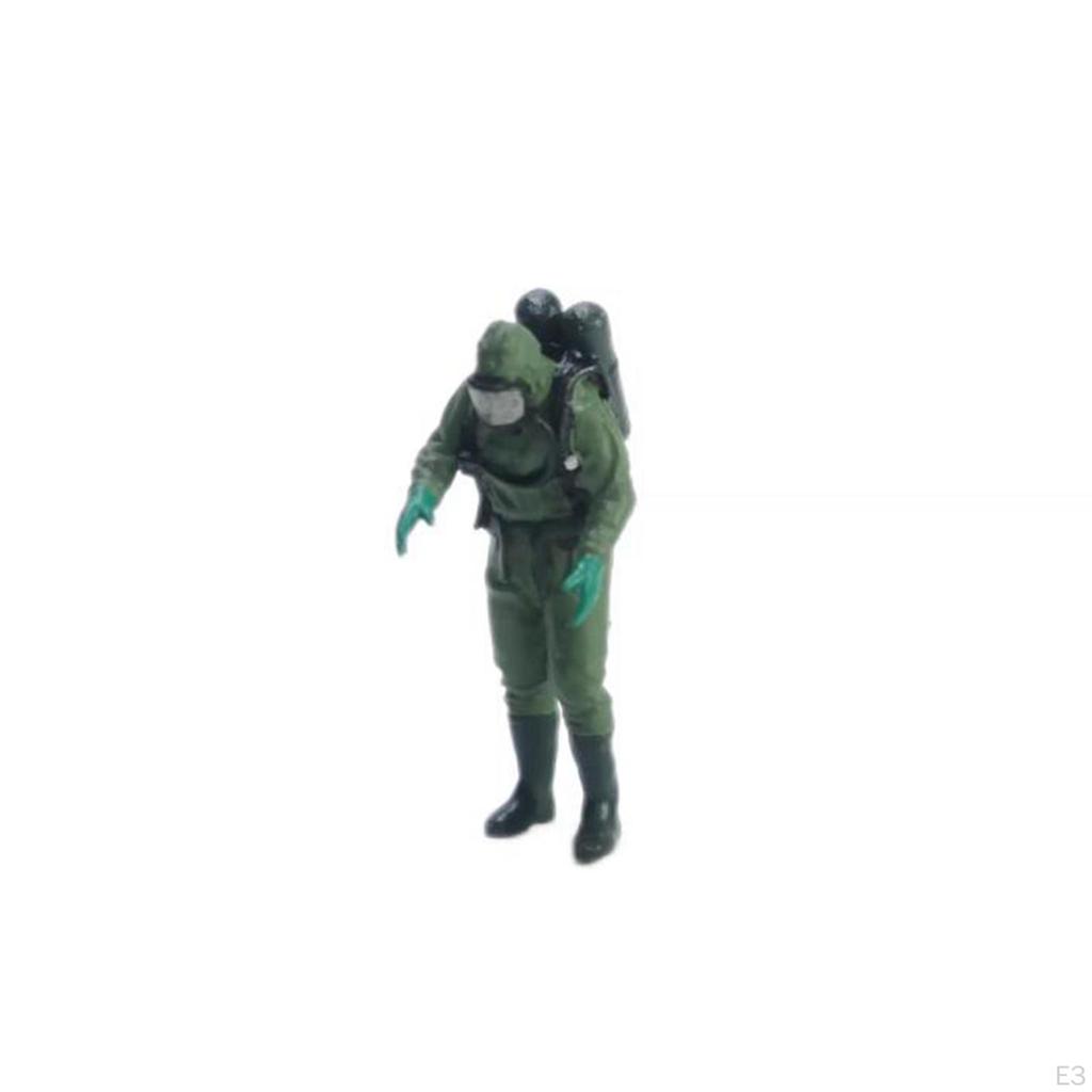 3 Pieces Miniature People Figure, Character Doll Role Play Simulation Toy, Tiny