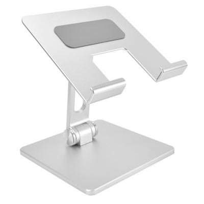 Tablet-Ständerhalter Aluminiumlegierung Universal Schreibtisch Verstellbar Faltbar Telefon-Tablet-Halterung Silber