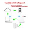 Tuya Smart Home Zigbee Door Sensor Alarm Window Door Open/Closed Detectors Security Protection Smart Life Voice for Alexa Google