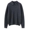 Women's Doll Collar Cashmere Sweater - 2025 Winter Collection: Solid Color, Base Layer, Gentle Style, Loose Fit, Slimming, Warm