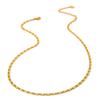 Hot Sale 18k Gold Plated Back Plain Chain Stainless Steel Bracelet Necklace Fashion Versatile Stacked Jewelry Set