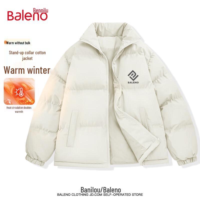 Baleno Men's 2025 Winter Thickened Stand Collar Padded Jacket
