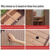 HANDUNYOU Outdoor Anti-corrosion Wooden Planter Box