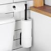 Toilet Paper Holder Wall Hanging Bathroom Rack Black