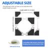 Movable Stackable Washer & Dryer Anti-Slip Rack, Dishwasher Connecting Shelf