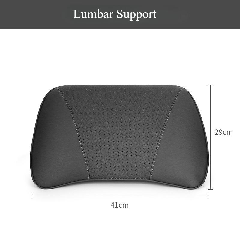 Memory Foam Car Headrests Neck Pillows Lumbar Support Car Seat Cushions Ergonomic Pillow for Comfortable Drive