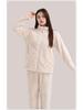 Women's Cloud Coral Fleece Pajama Set - Autumn/Winter 2025, High-Neck Flannel with Plush Velvet