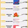 7 PC Stainless Steel Oil Painting Knife Art Crafts Water Knife Palette Knife Oil Painting Mixing Knife Scraper Art Tools LXY