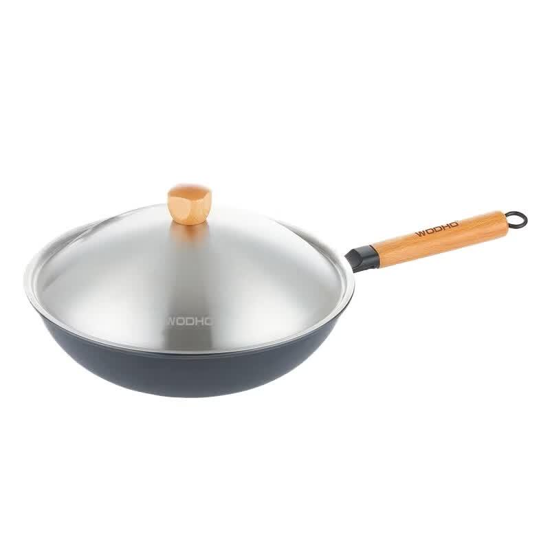 WODHO Iron-Wood Health Wok