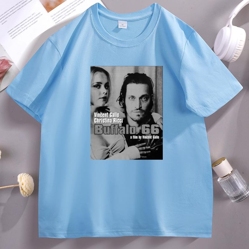 Japanese Style Buffalo 66 Film TShirt Movie Graphic Tee Printed Cotton Oneck Short Sleeve T Shirt Unisex WoUnisex Fashion Tops
