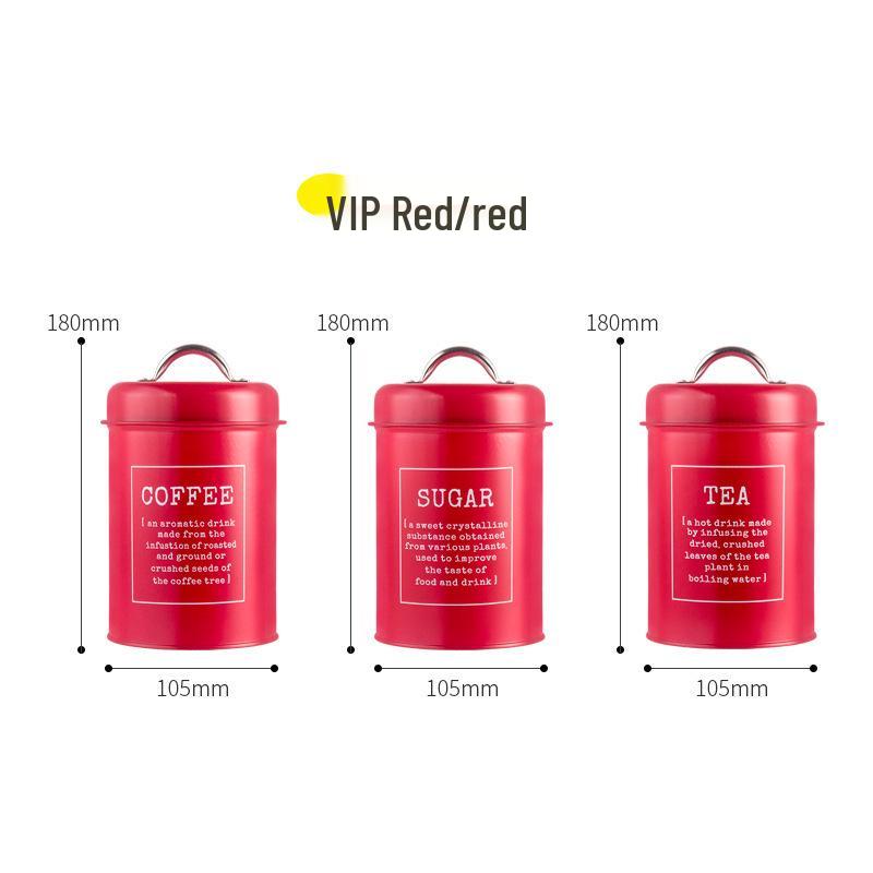European-Style Sealed Can for Milk Powder, Coffee, Tea, Candy, or Mask Powder with Sealing Ring – Ideal for Model Room Shooting.