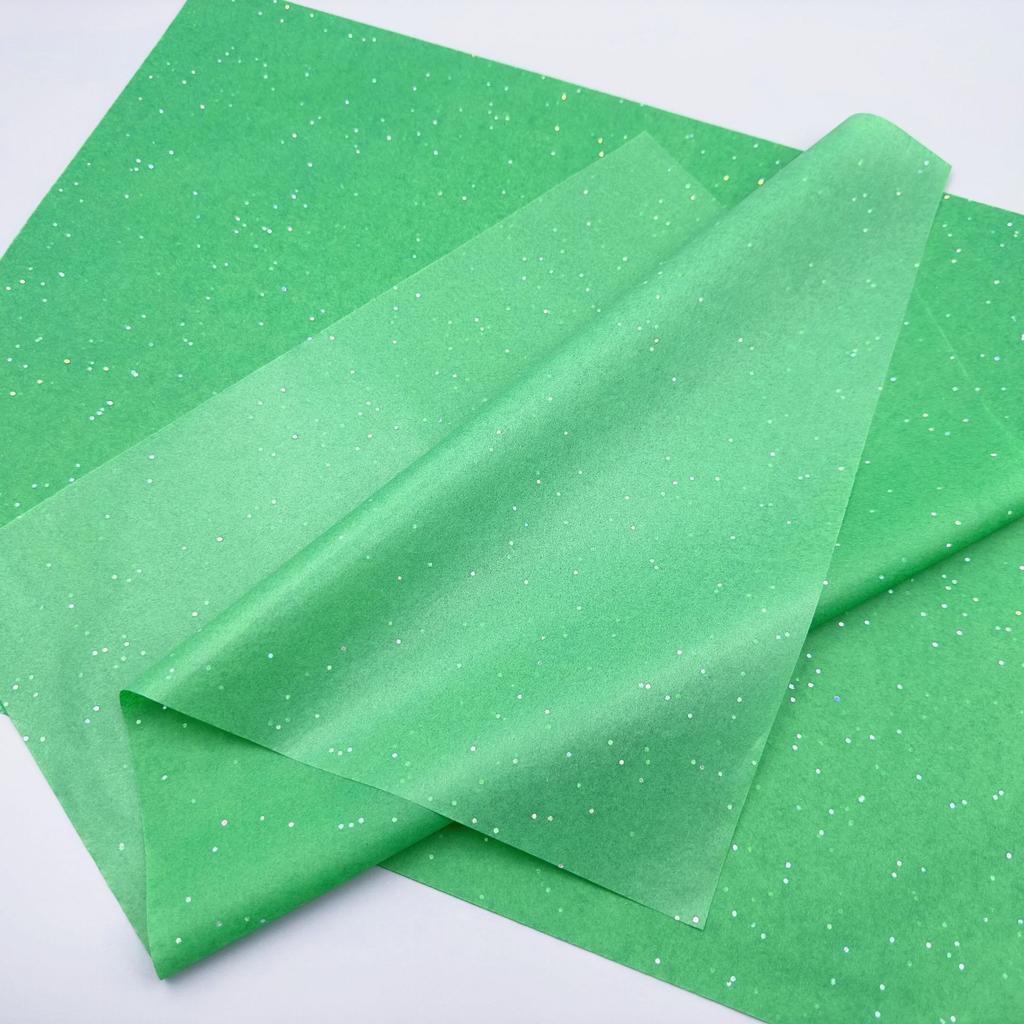 30 Sheets/Pack Sequins Tissue Papers Solid Color Christmas Tissue Papers Gift Wrapping Paper Christmas Bouquet Flower Wrap Paper