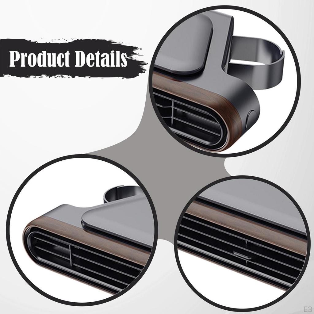 Cooling Fan for Backseat Adjustable Saving Personal Driving Vehicle Automotive RV