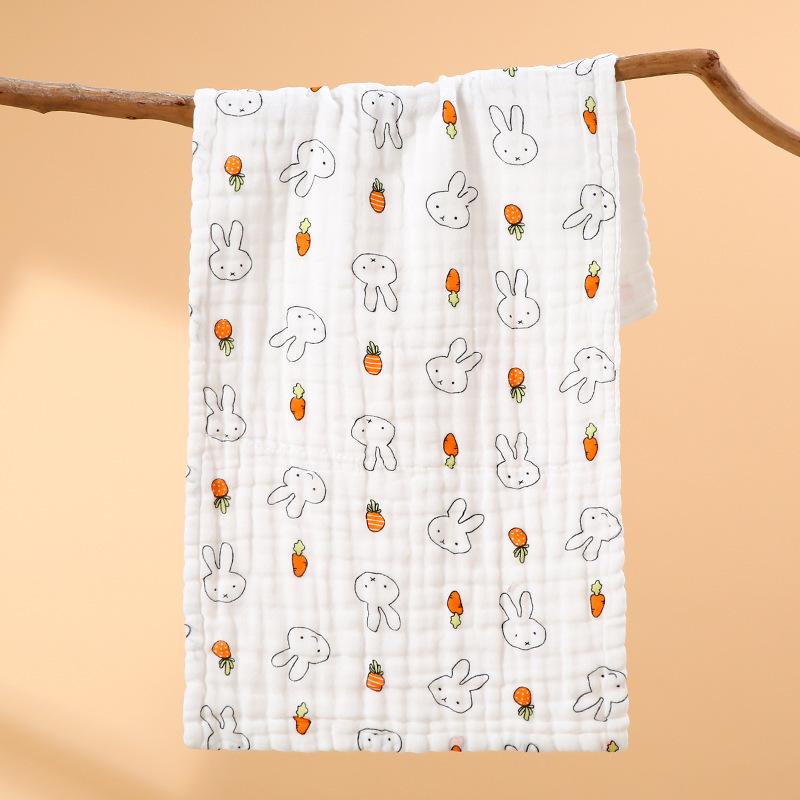 Six-Layer Pure Cotton Baby Gauze Towel - A-Class Newborn Bath & Face Wash Towel 35*70cm
