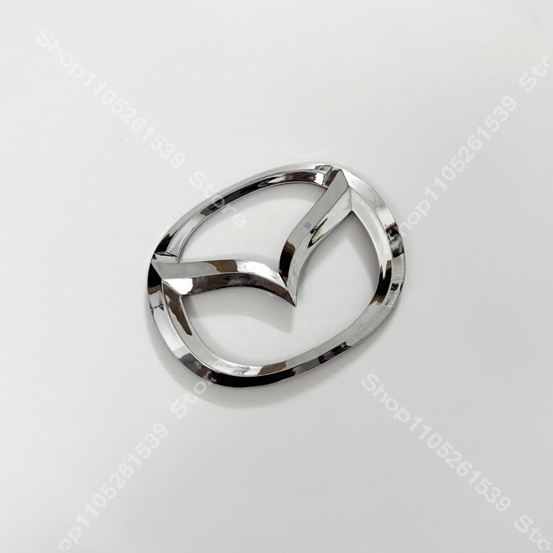 ABS Car Logo Front Grille Rear Trunk Steering Wheel Decoration Sticker For MAZDA2 2009- 2011-2015 16 17-2025 2026 MAZDA2 Emblem BBF3